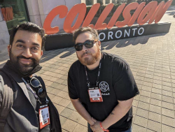 Frank Gonzalez IV and co at Collision Toronto
